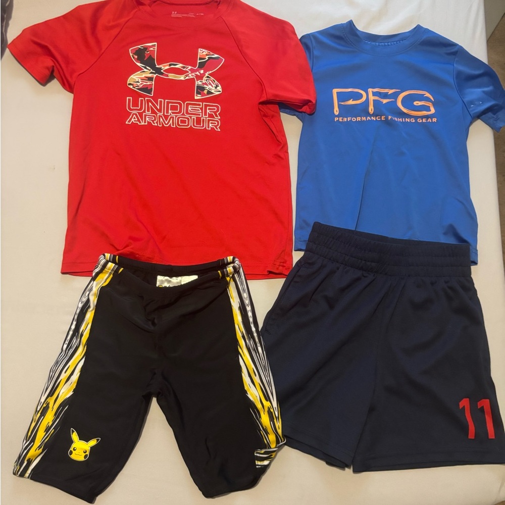 Under Armour Boys' Red Short Sleeve Performance Shirt